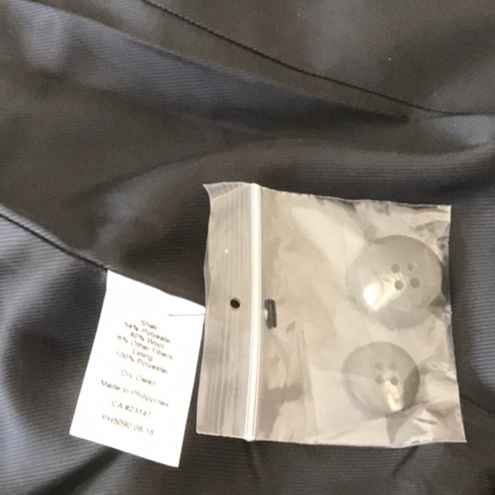 NWT TALBOTS BLACK WATCH PLAID VELVET-TRIM BLAZER - Picture 15 of 16